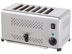 Toaster - Industrial 6 Slice Pop Up Toaster