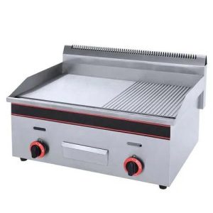 720 Half Flat Half Groove Gas Griller