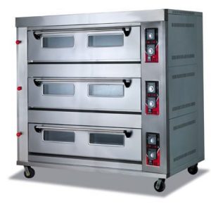 Deck Oven - 3 Deck 6 Tray Electric Oven