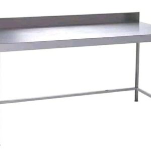 1700MM Stainless Steel Table With Splash Back Or Plain Undershelf Optional Extra
