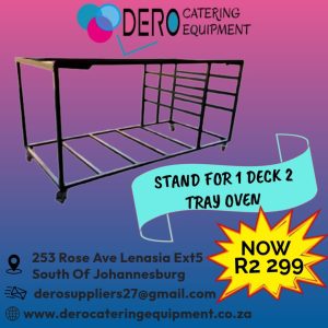 1 Deck 2 Tray Oven Stand Only