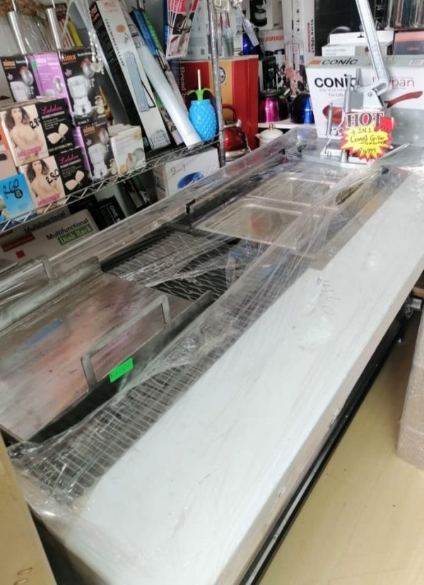 Industrial 4in1 Gas Combo With Combi Griller