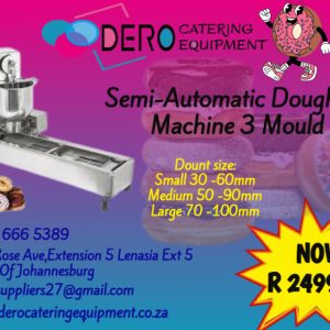 Semi - Automatic Doughnut Machine 3 Mould