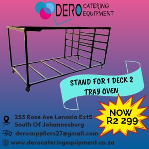 1 Deck 2 Tray Oven Stand