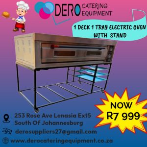 1 Deck 1 Tray Electric Oven With Stand