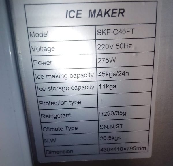 100Kg Ice Maker Machine