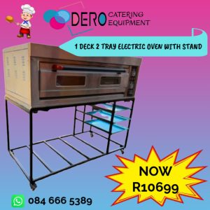 1 Deck 2 Tray Electric Oven With Stand