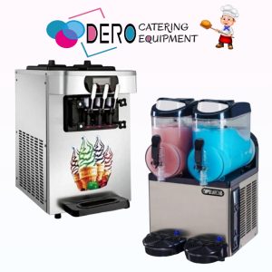 Tabletop Ice Cream Machine & Double Slush Machine