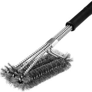 HEAVY DUTY BBQ GRILLER BRUSH 3 IN 1