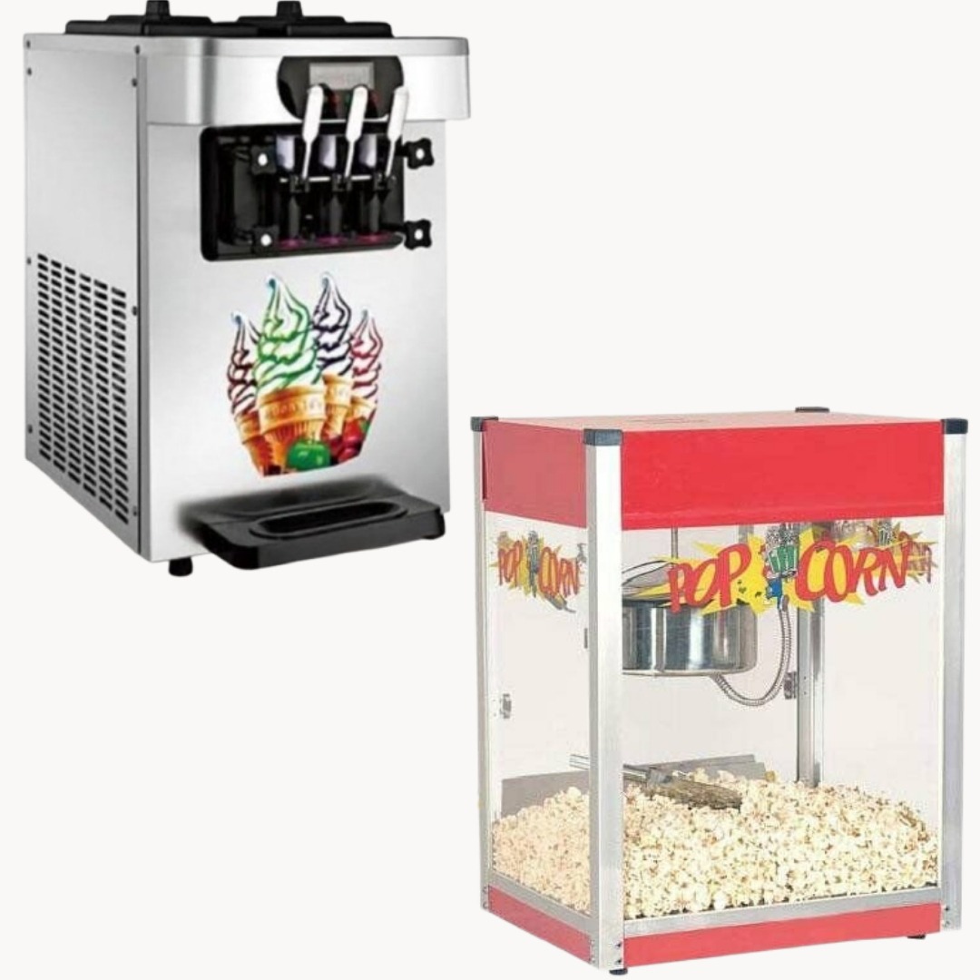 Table Top Ice Cream and Popcorn Machine