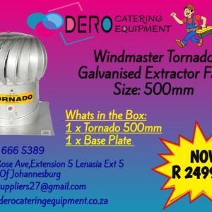 500MM Windmaster Tornado Galvanised Extractor Fan