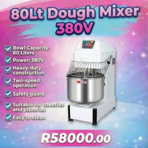 Industrial 80Lt Dough Mixer 380V