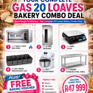 Gas - 20 Loaves Complete Bakery Combo Deal