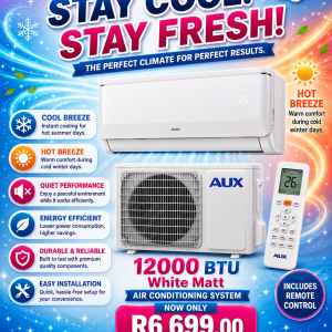 Air Conditioning System 12000 BTU White Matt