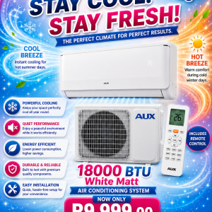Air Conditioning System 18000 BTU White Matt